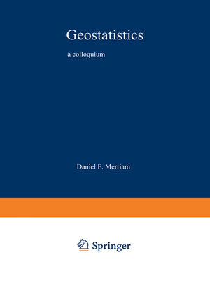 cover image of Geostatistics